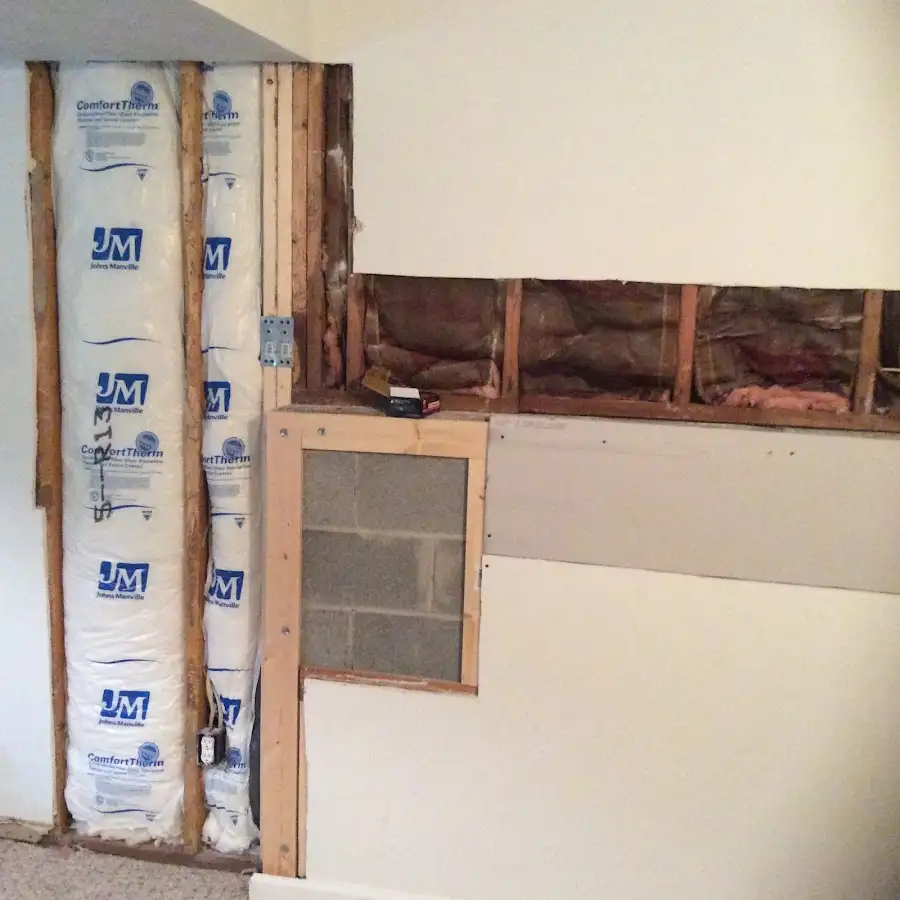 Wall insulation replacement during Structural Drying in Blythewood
